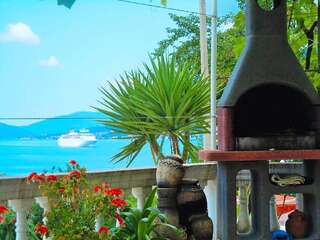 Апартаменты Villa Lastva Apartments Тиват Апартаменты-студио с балконом, вид на море (для 2 взрослых)-3