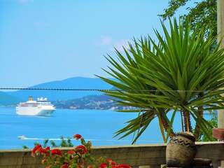 Апартаменты Villa Lastva Apartments Тиват Апартаменты-студио с балконом, вид на море (для 2 взрослых)-4