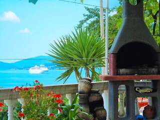 Апартаменты Villa Lastva Apartments Тиват Апартаменты-студио с балконом, вид на море (для 2 взрослых)-12